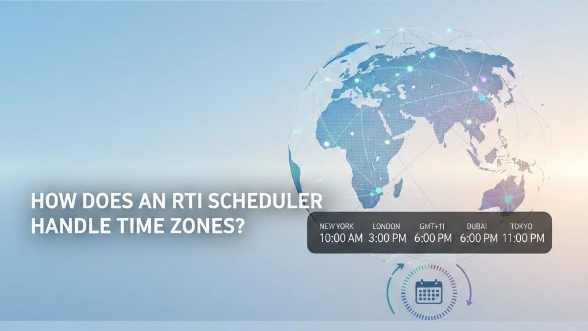 How an RTI Scheduler Handles Time Zones?